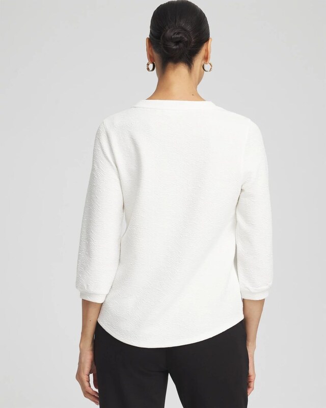 Zenergy Textured Pullover Top - image 3
